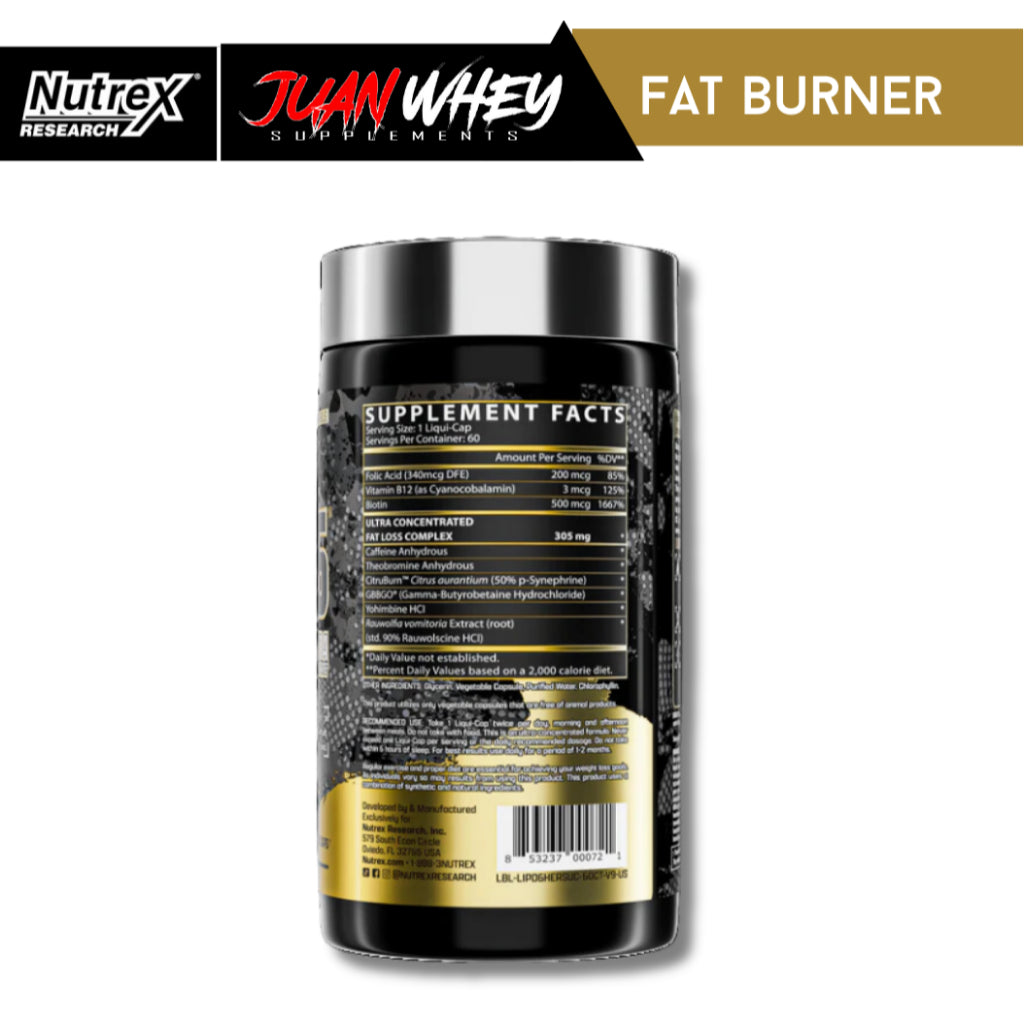 Nutrex Lipo 6 Black Hers Ultra Concentrate 60 caps