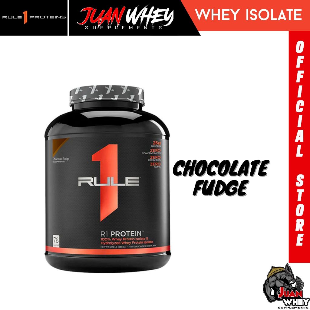 Rule 1 R1 Whey ISOLATE Protein 5LBS - Fast-Acting Pure Hydrolysate Powder Muscle Growth Supplement
