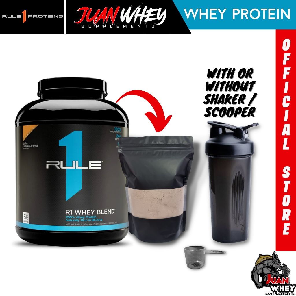 Rule 1 Whey Protein Blend Powder (1LB/2LBS)