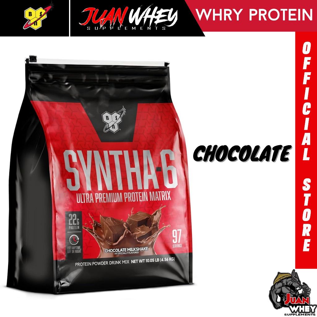 BSN Syntha-6 Whey Protein Powder 10LBS with or without Shaker
