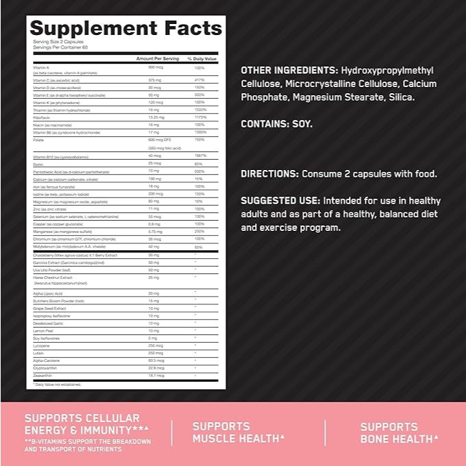 ON OPTI-Women Multivitamins for womens - 20 | 30 | 50 Capsules