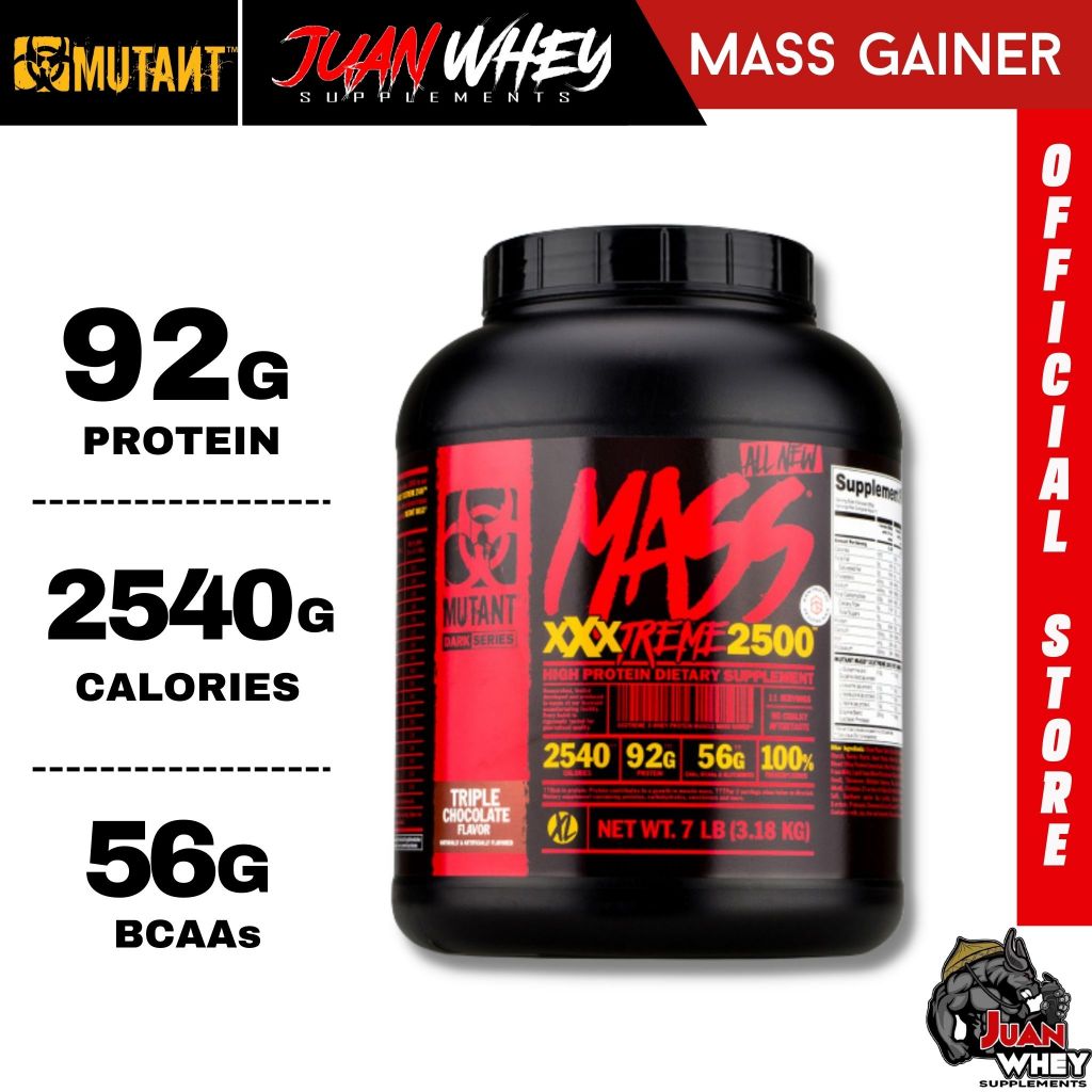 Mutant Mass XXXTreme 2500 - 1LB / 2LBS  Mass Gainer