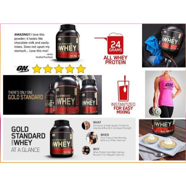 Optimum Nutrition 100% Whey Gold Standard Protein 10LBS