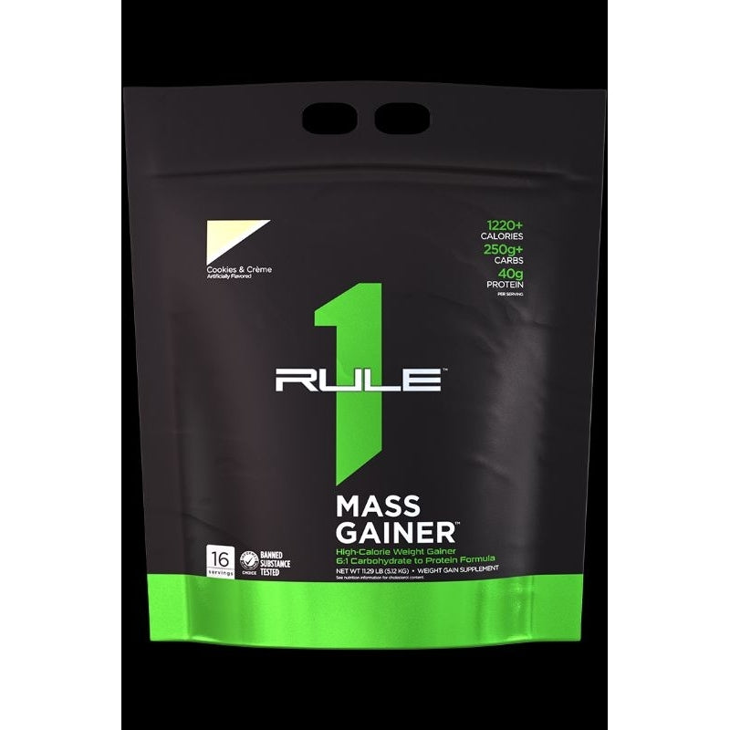 RULE 1 LBS MASS GAINER  High-Calorie Weight Gainer 12Lbs