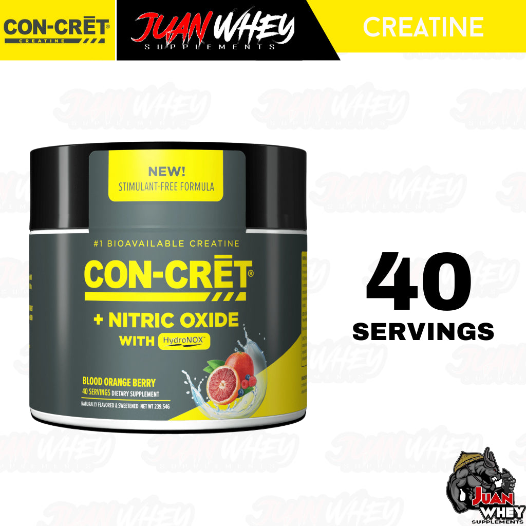 Con-Cret Creatine + Nitric Oxide with HydroNOX 40 servings