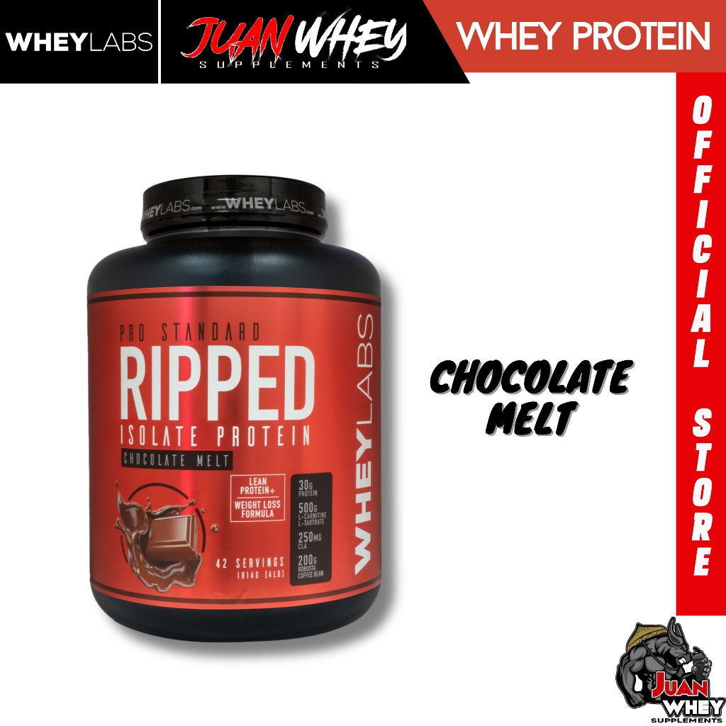 WHEYLABS PRO STANDARD RIPPED ISOLATE PROTEIN 4LBS with or without SHAKER - WheyLabs