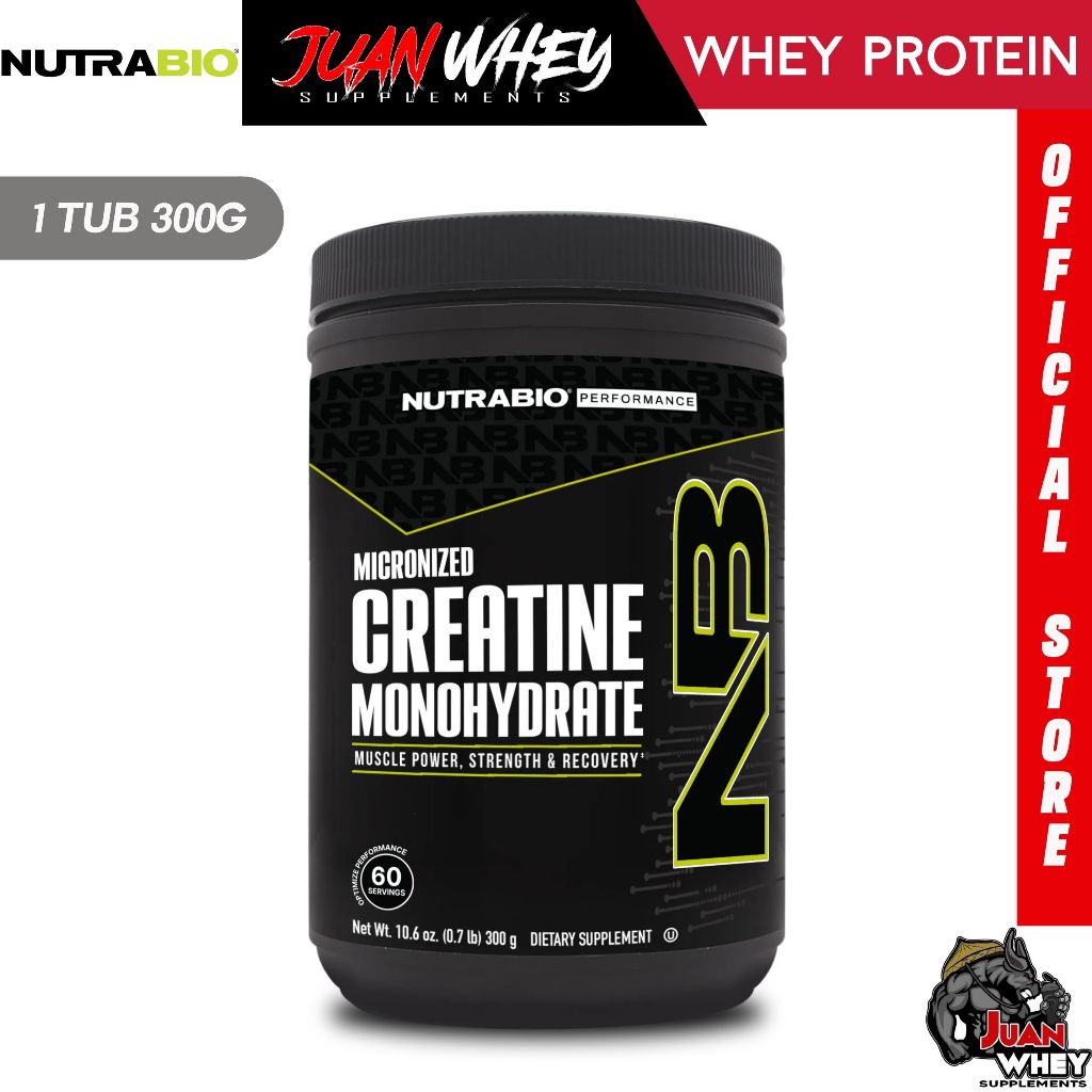 NUTRABIO CREATINE MONOHYDRATE UNFLAVORED