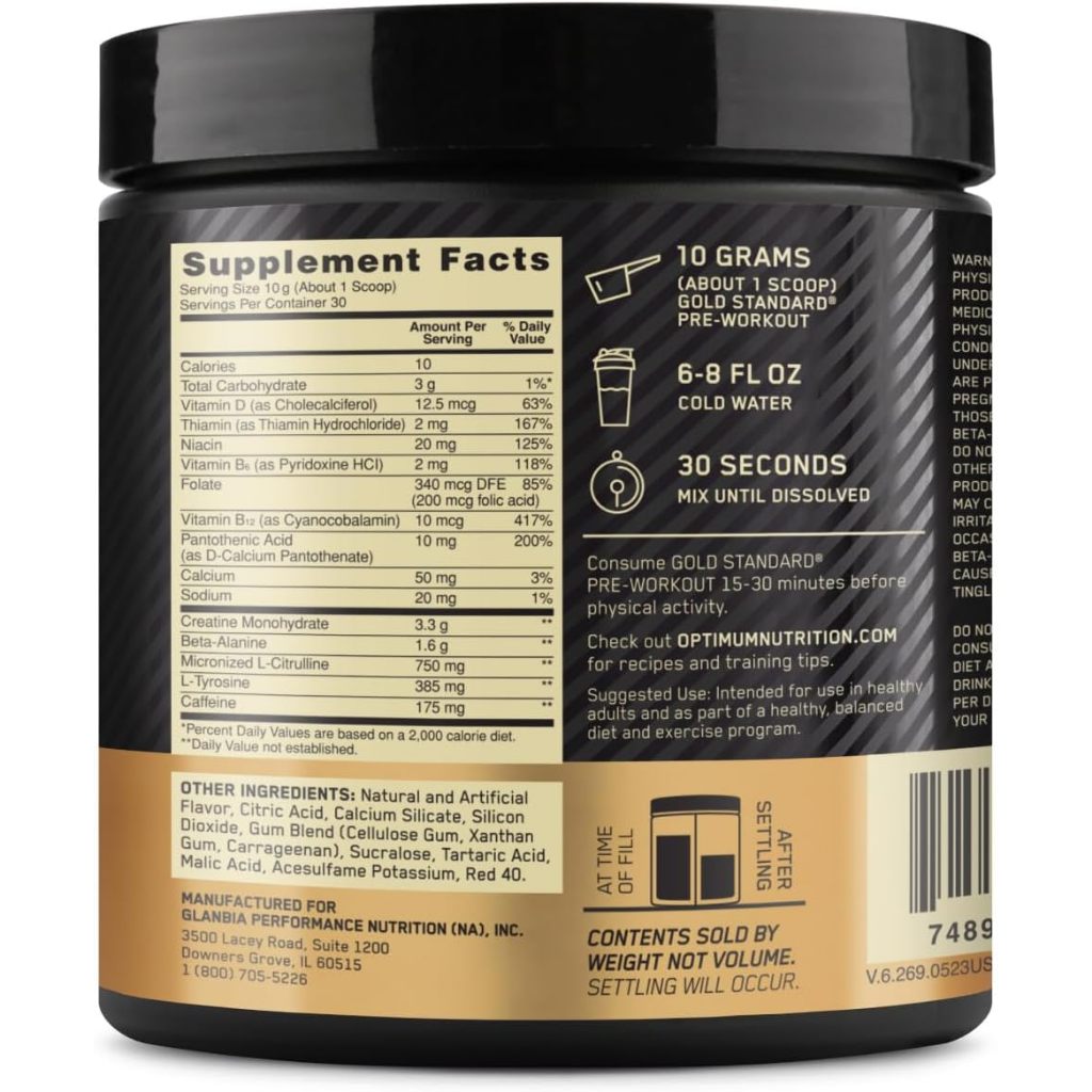 ON Gold Standard Pre-workout