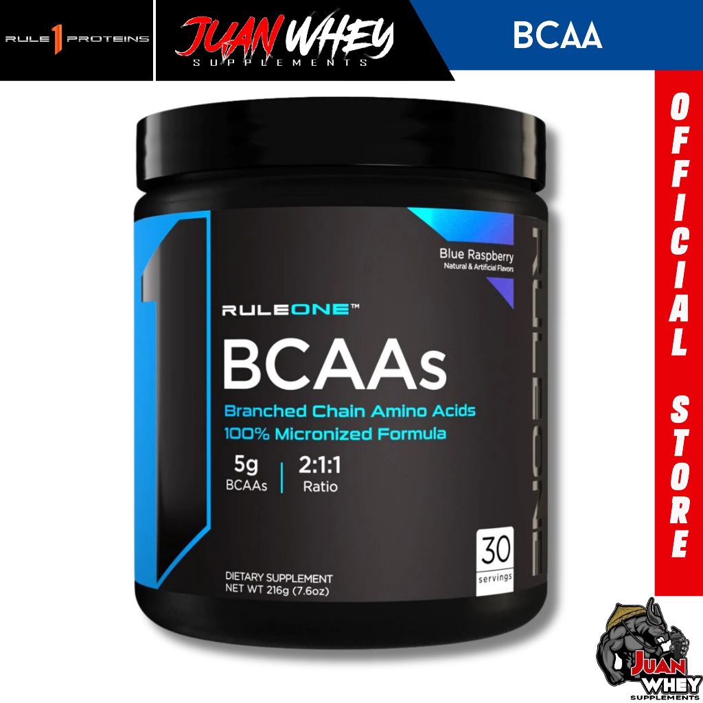 Rule 1 BCAAs branched chain Amino Acids 100% micronized - 30/60 servings