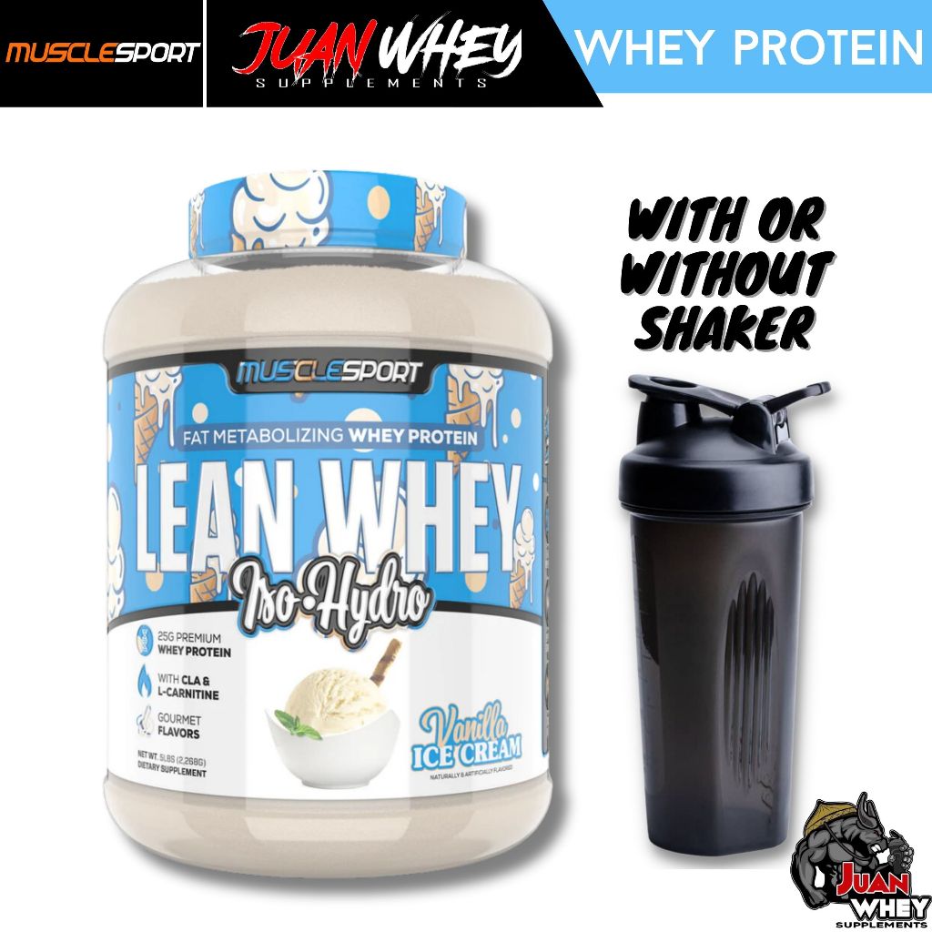 Musclesport Lean Whey Isolate | Iso hydro - Fat Metabolizing Whey Protein 5LBS