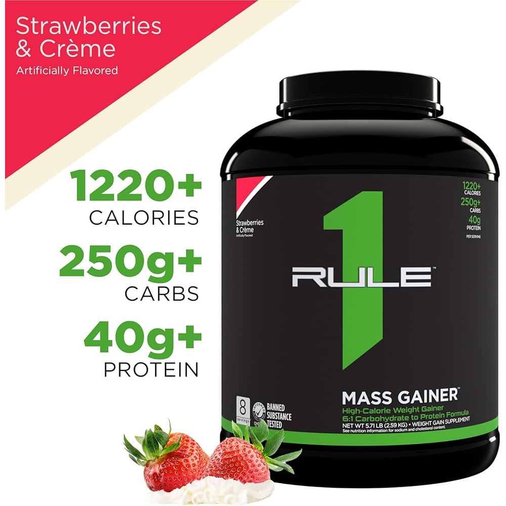 RULE 1 LBS MASS GAINER (1LB OR 2LBS) for WEIGHT GAIN