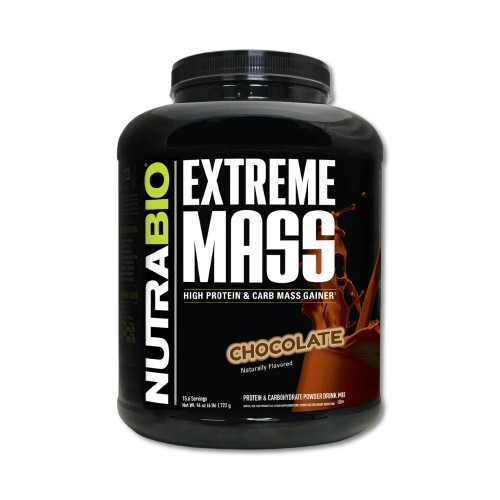 Nutrabio Extreme Mass 6LBS - High Protein & Carb Mass