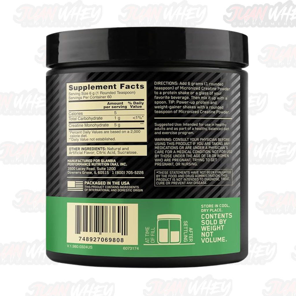 Optimum Nutrition Creatine Monohydrate Flavored - 60 servings