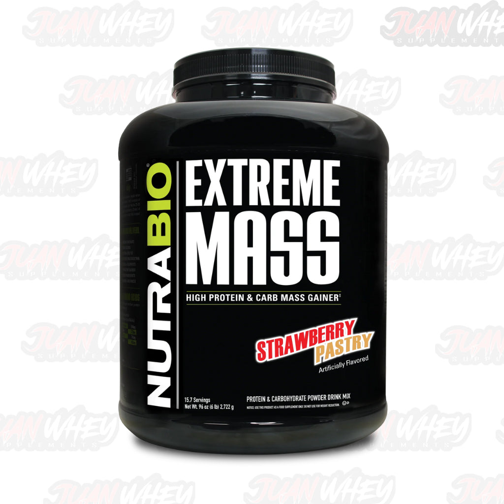 Nutrabio Extreme Mass 6LBS - High Protein & Carb Mass