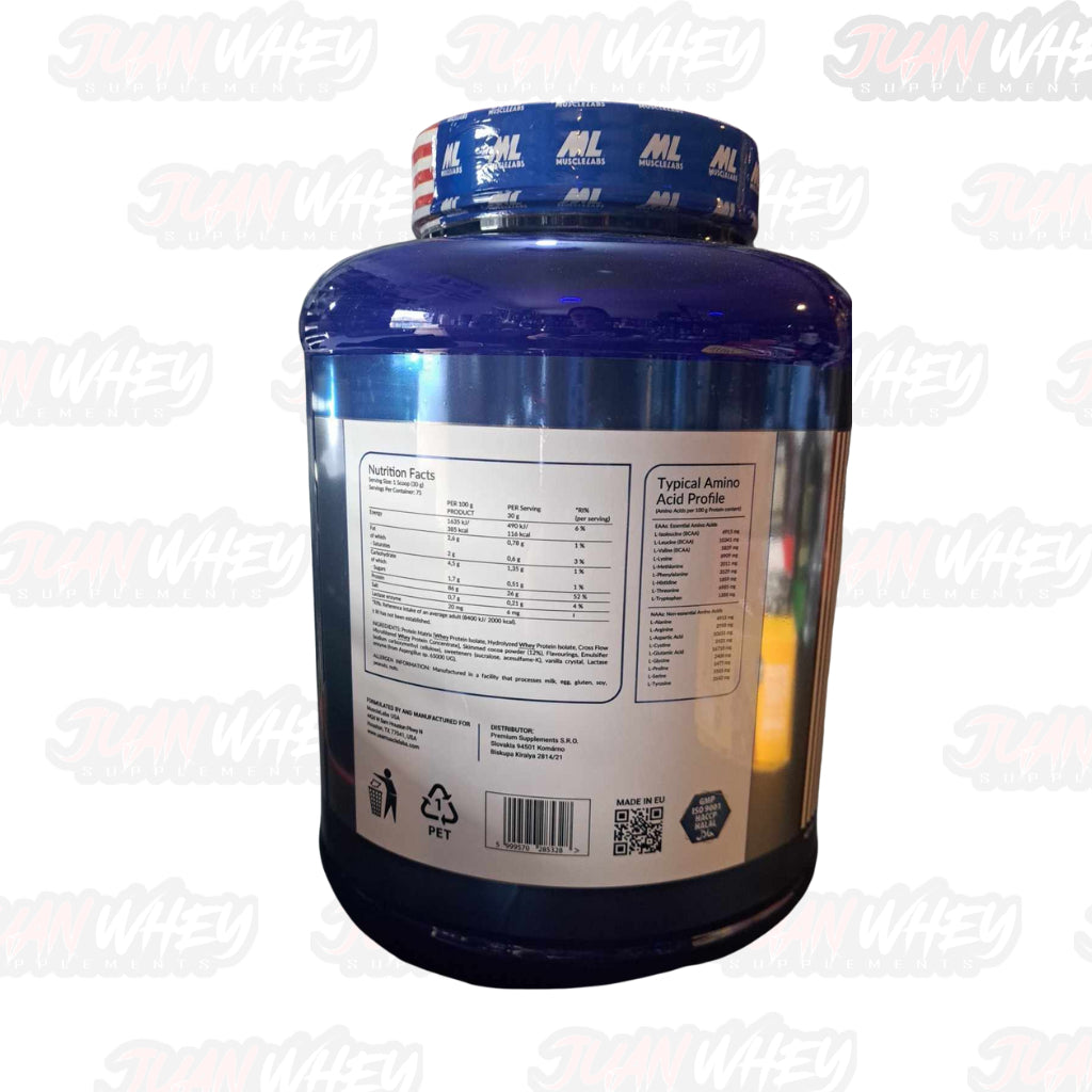 Muscle labs Iso Pro 5LBS - Isolate Lactose Free