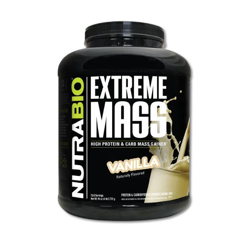 Nutrabio Extreme Mass 6LBS - High Protein & Carb Mass
