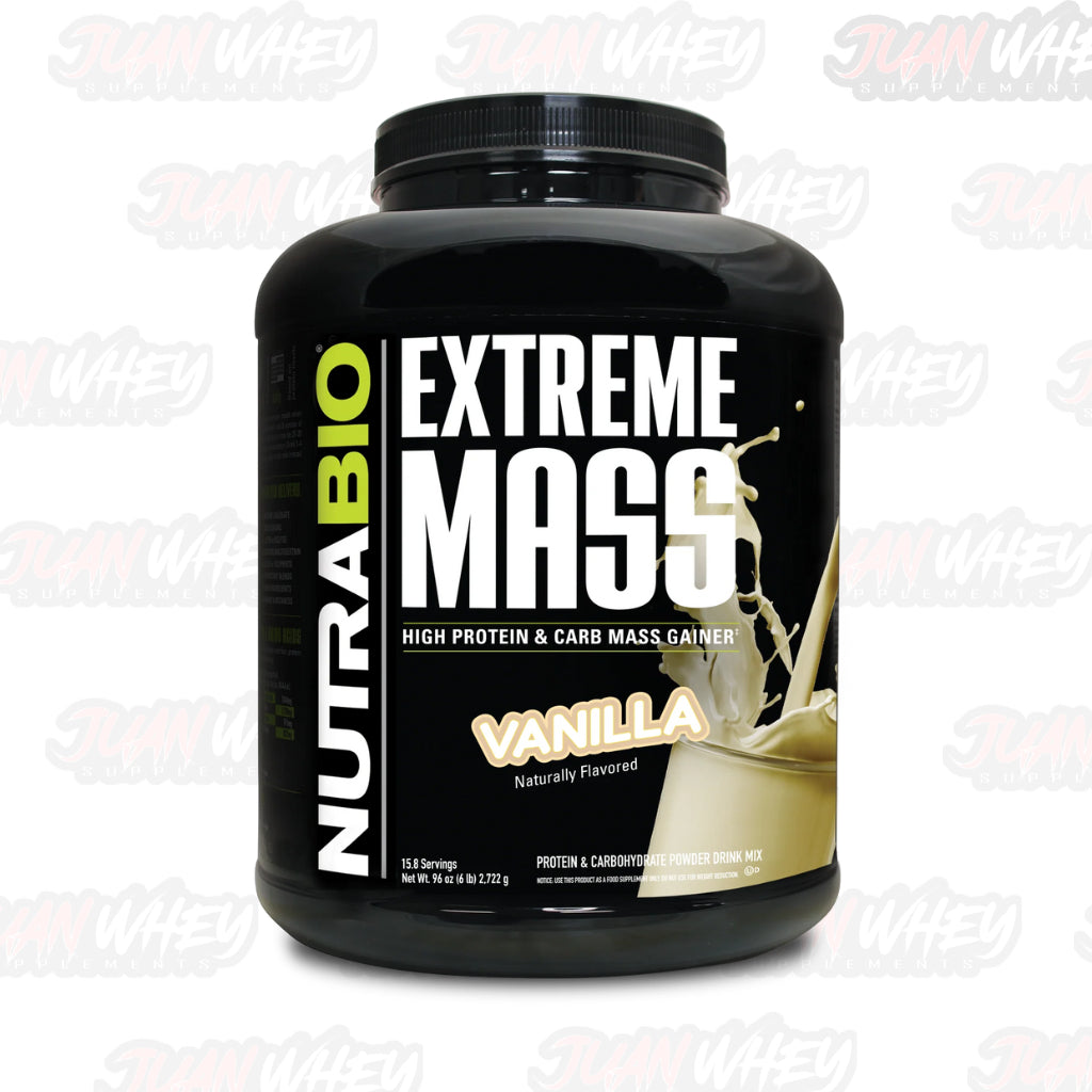 Nutrabio Extreme Mass 6LBS - High Protein & Carb Mass