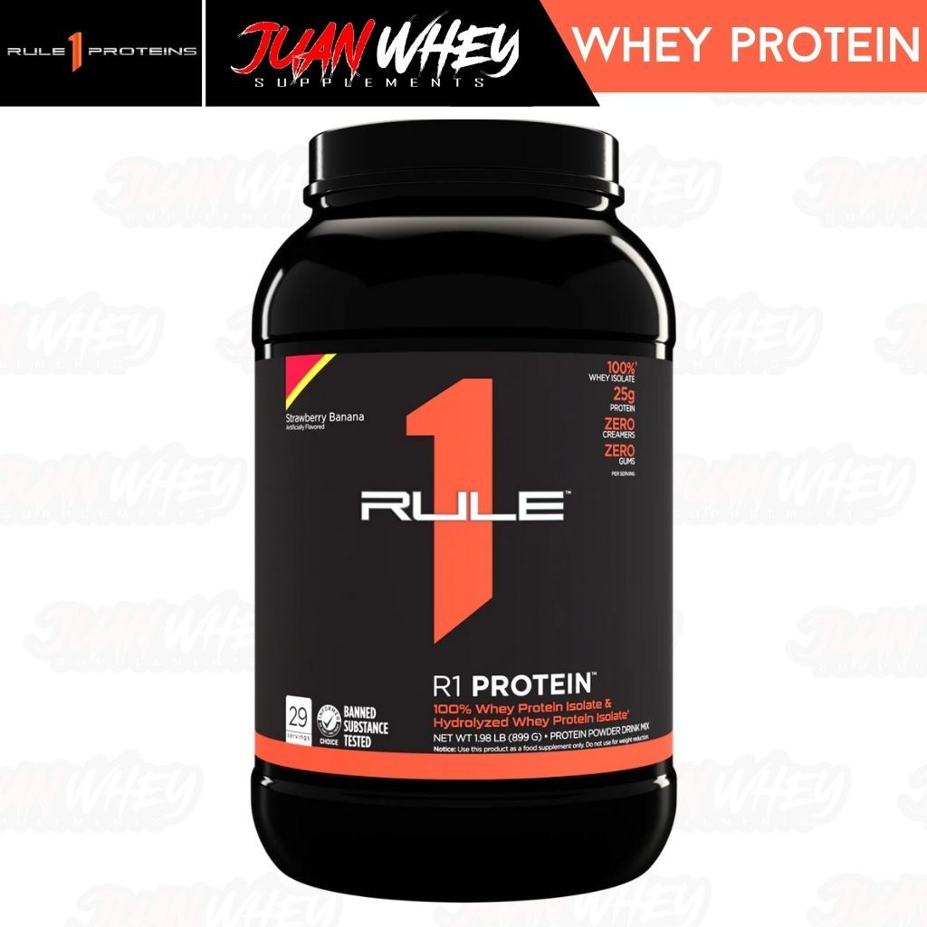 Rule 1 R1 Whey ISOLATE Protein 2LBS - Fast-Acting Pure Hydrolysate Powder Muscle Growth Supplement