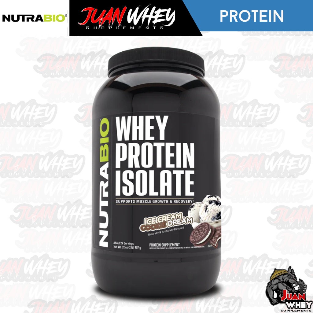 Nutrabio Whey Protein Isolate 2LBS | 5LBS Sealed