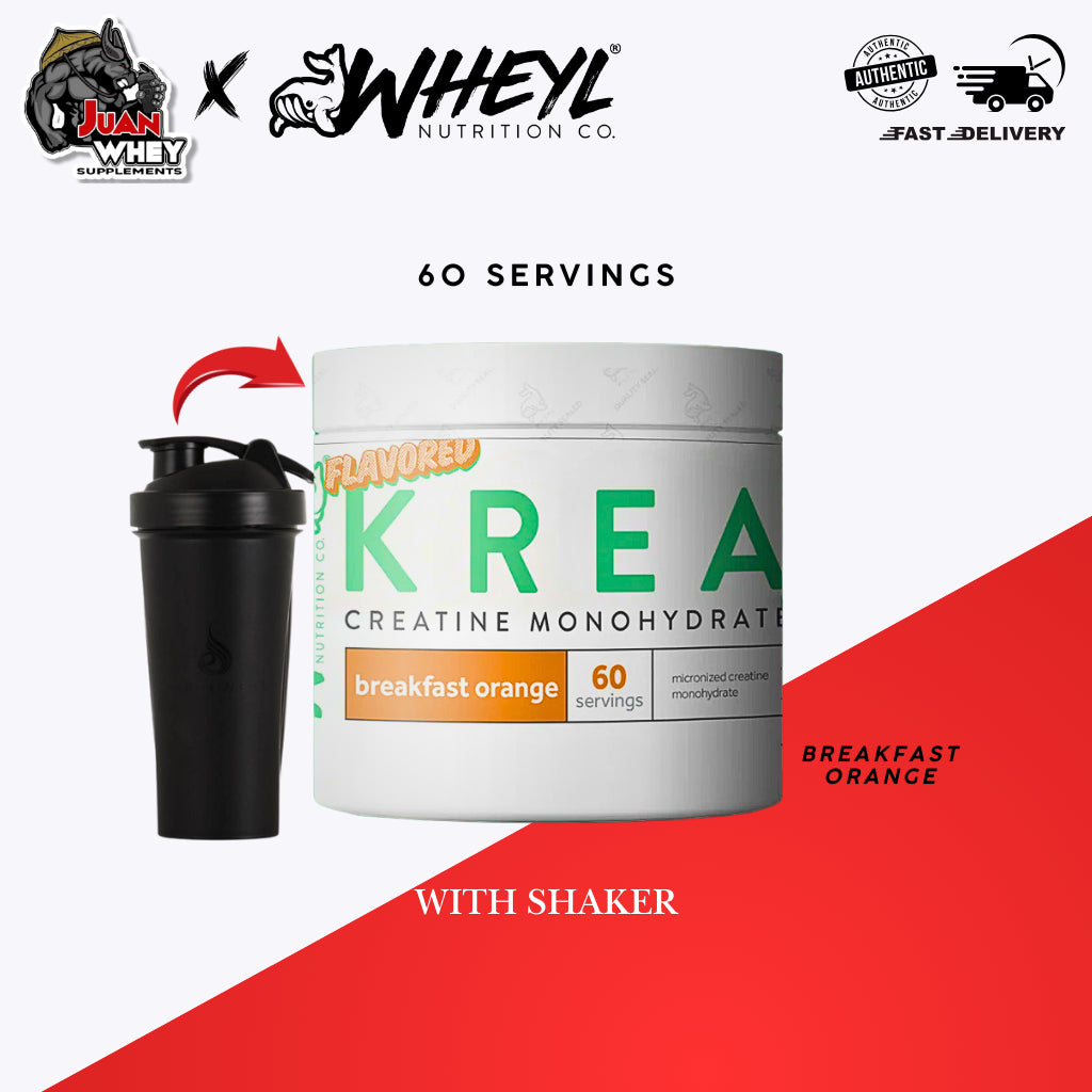 KREA CREATINE 300 Grams 60 Servings with Scooper and Stickers [by WHEYL NUTRITION]