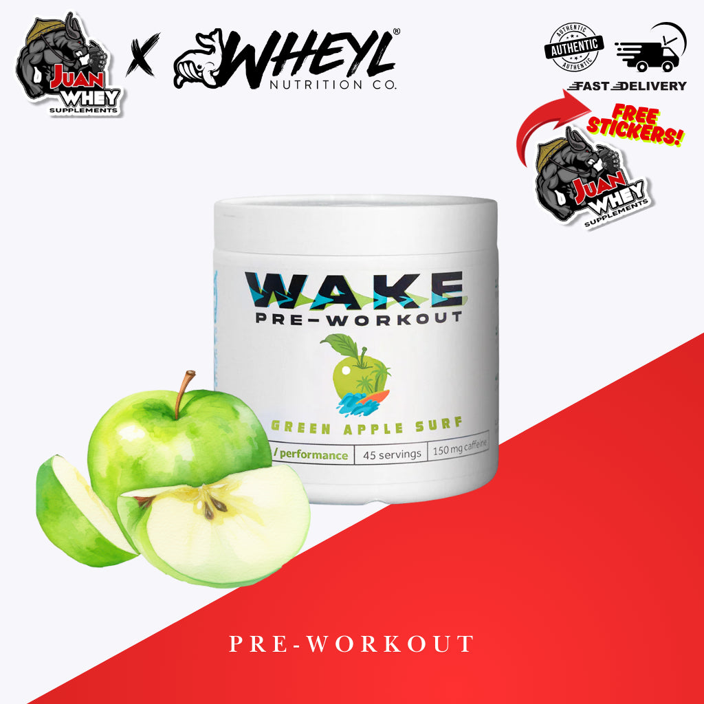 Wheyl Co Wake Pre-Workout 45 servings - caffeine beta-alanine boost focus and energy Wheyl Nutrition