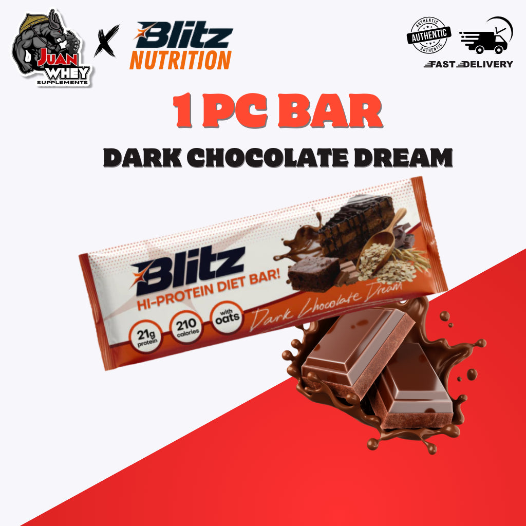 Blitz Nutrition Protein Bar 1 PC Chocolate or Vanilla