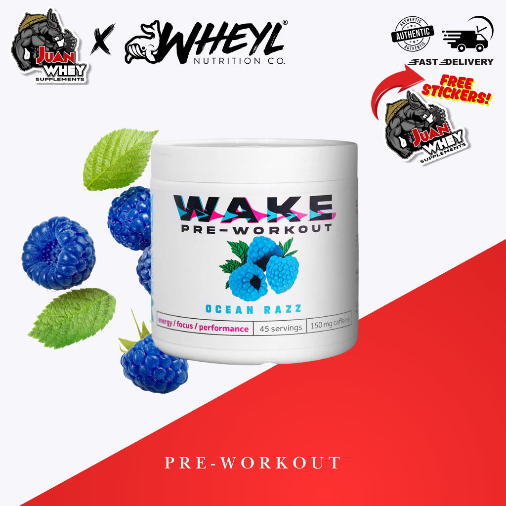 Wheyl Co Wake Pre-Workout 45 servings - caffeine beta-alanine boost focus and energy Wheyl Nutrition