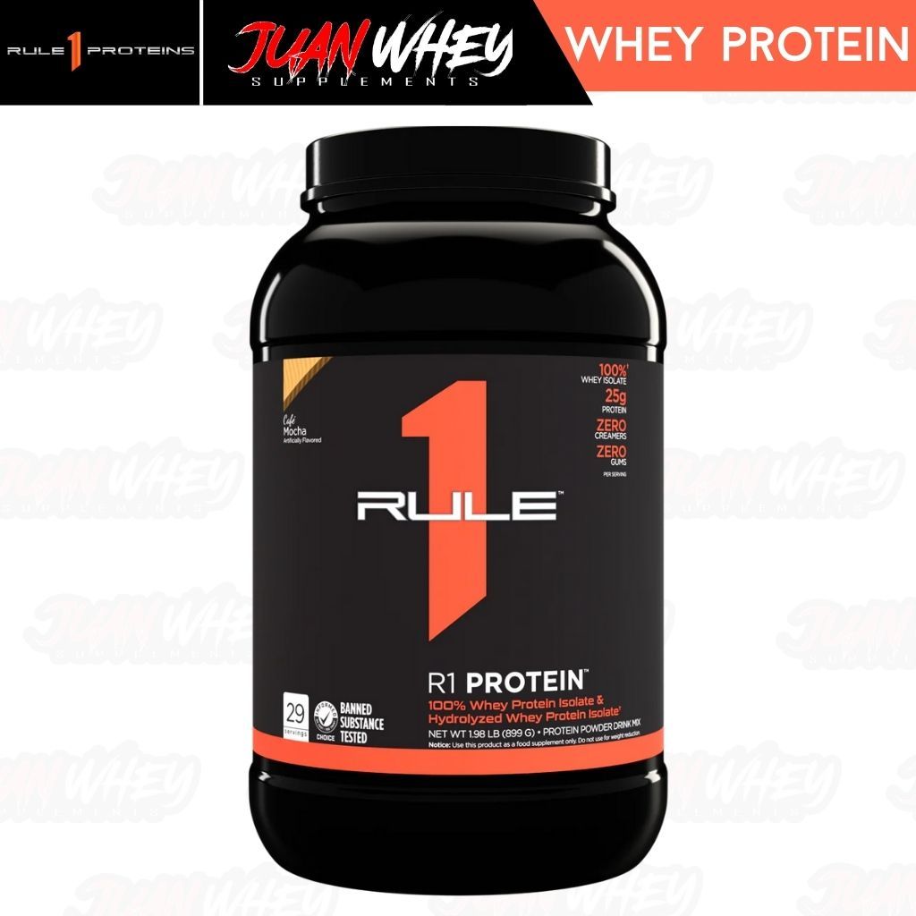 Rule 1 R1 Whey ISOLATE Protein 2LBS - Fast-Acting Pure Hydrolysate Powder Muscle Growth Supplement