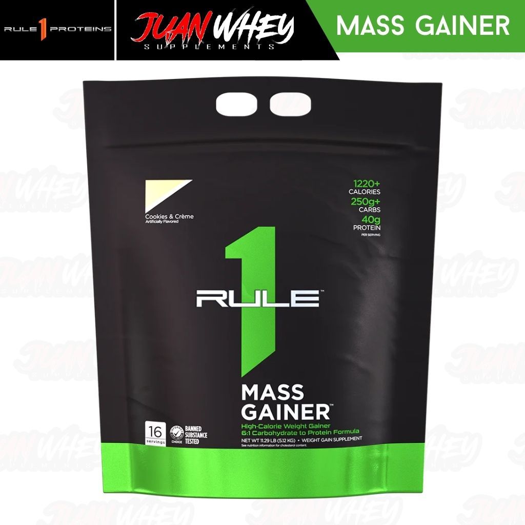 RULE 1 LBS MASS GAINER  High-Calorie Weight Gainer 12Lbs
