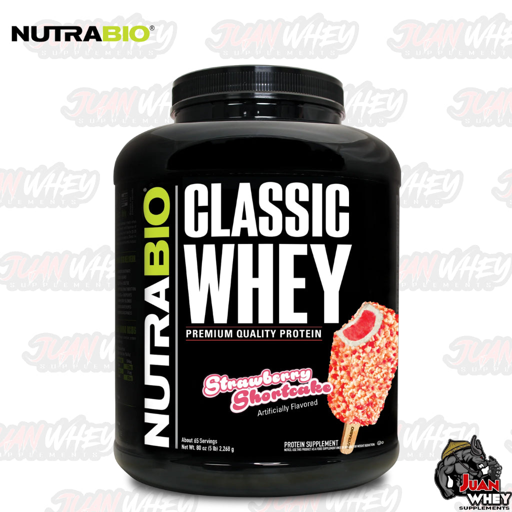 NUTRABIO CLASSIC WHEY 5LBS + FREEBIES!