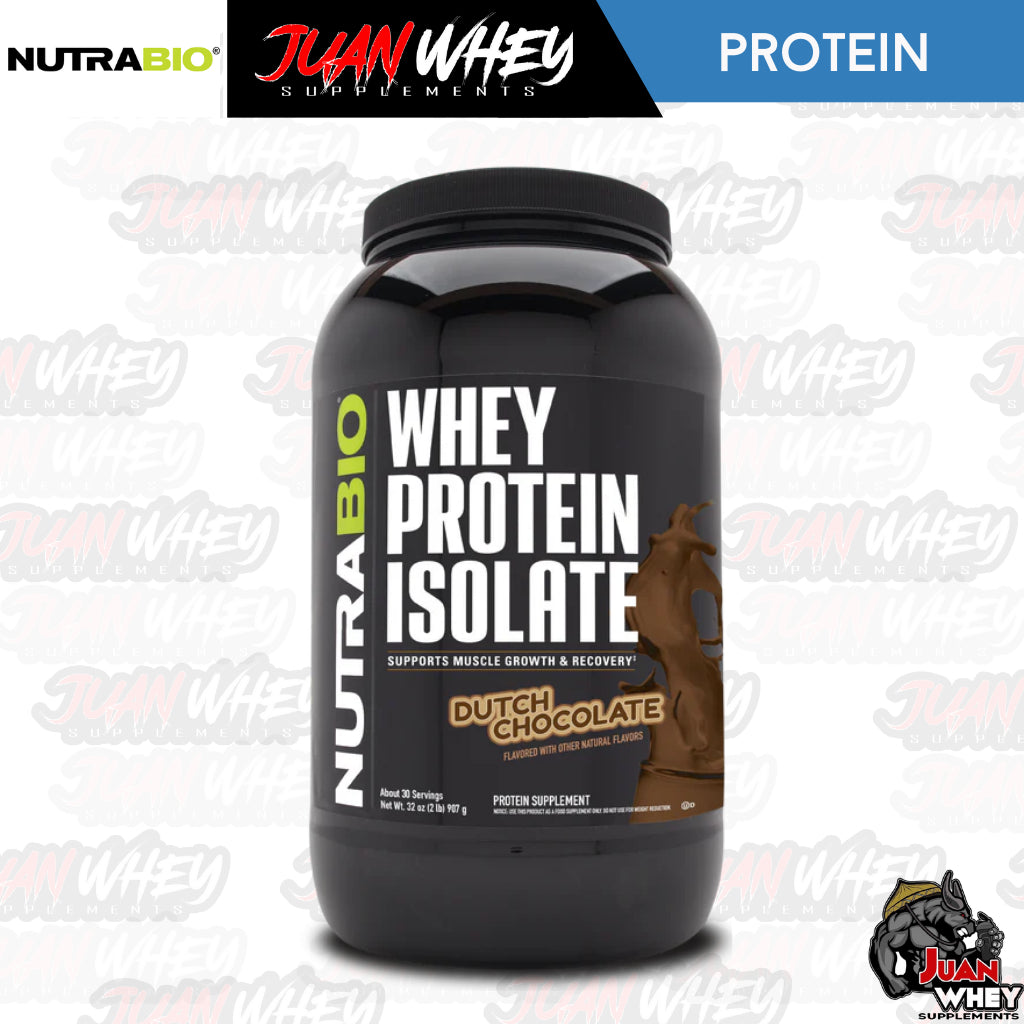Nutrabio Whey Protein Isolate 2LBS | 5LBS Sealed