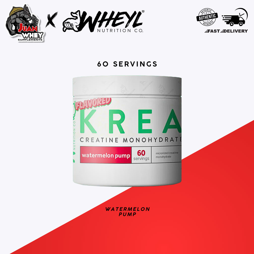 Wheyl Nutrition - Krea Creatine Monohydrate Unflavored 30 & 60 servings with or without Shaker