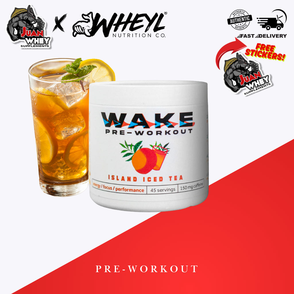 Wheyl Co Wake Pre-Workout 45 servings - caffeine beta-alanine boost focus and energy Wheyl Nutrition