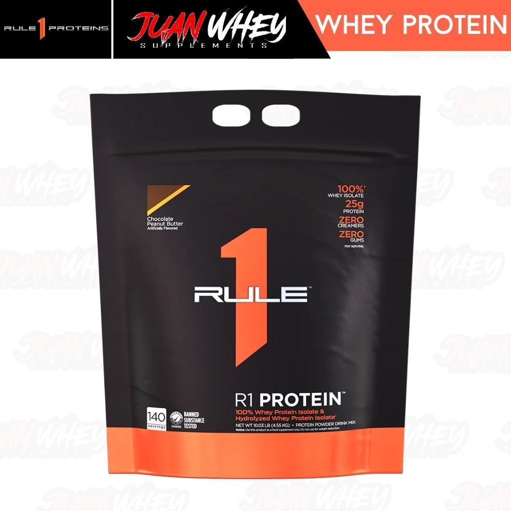 Rule 1 R1 Whey ISOLATE Protein 10LBS - Fast-Acting Pure Hydrolysate Powder Muscle Growth