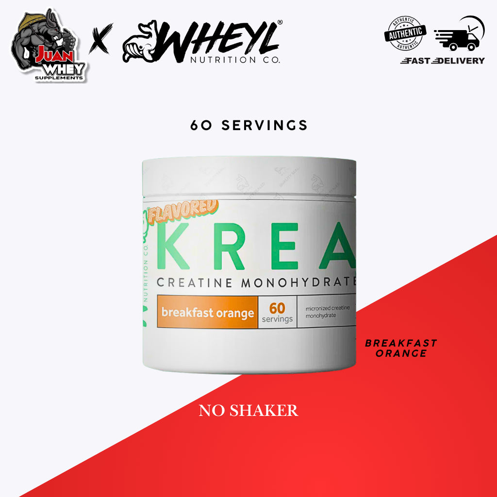 KREA CREATINE 300 Grams 60 Servings with Scooper and Stickers [by WHEYL NUTRITION]