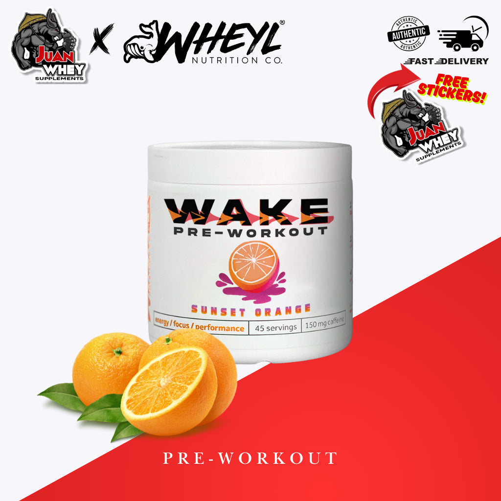 Wheyl Co Wake Pre-Workout 45 servings - caffeine beta-alanine boost focus and energy Wheyl Nutrition