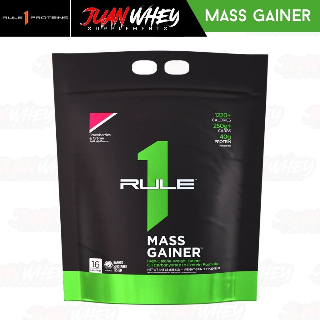 RULE 1 LBS MASS GAINER  High-Calorie Weight Gainer 12Lbs