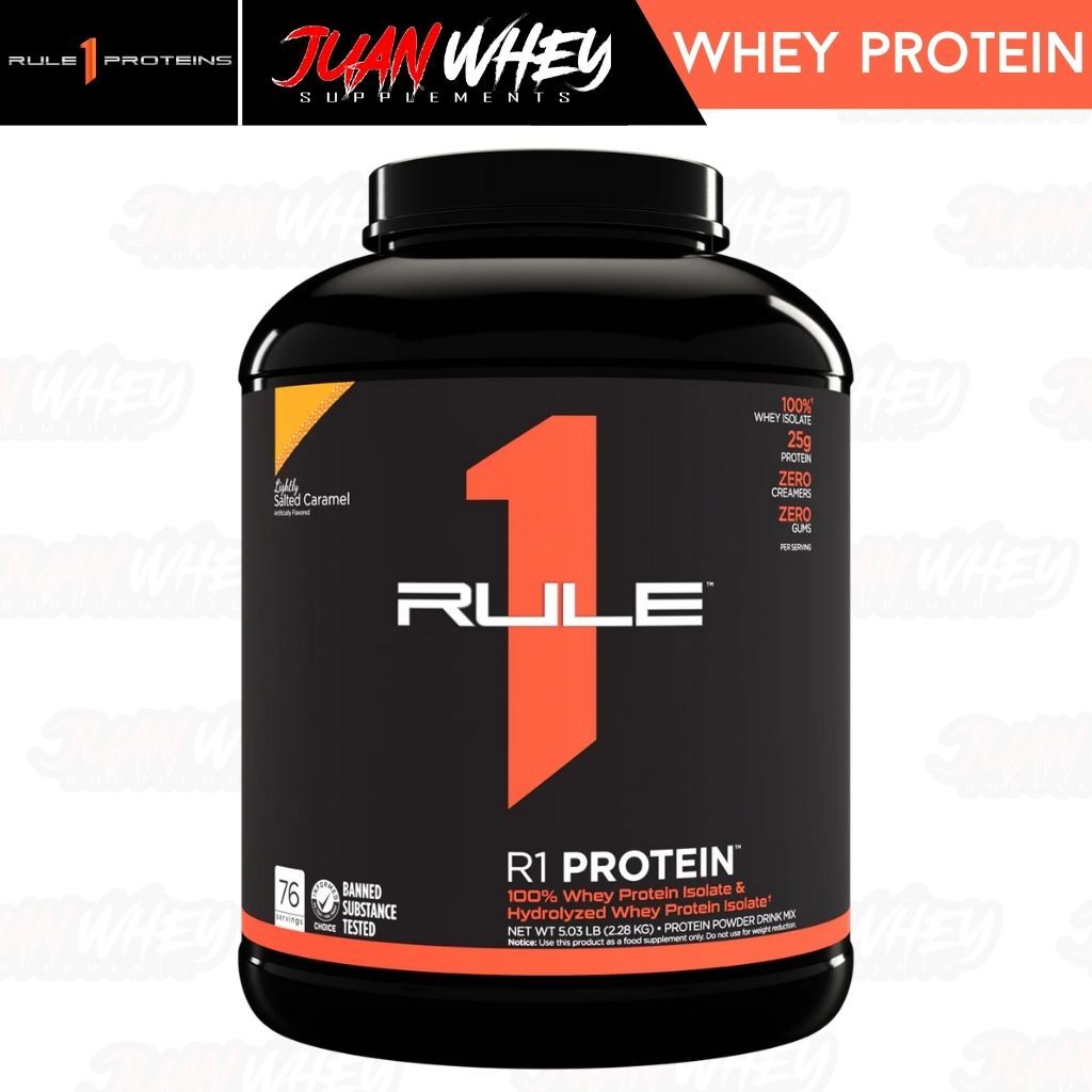 Rule 1 R1 Whey ISOLATE Protein 5LBS - Fast-Acting Pure Hydrolysate Powder Muscle Growth Supplement