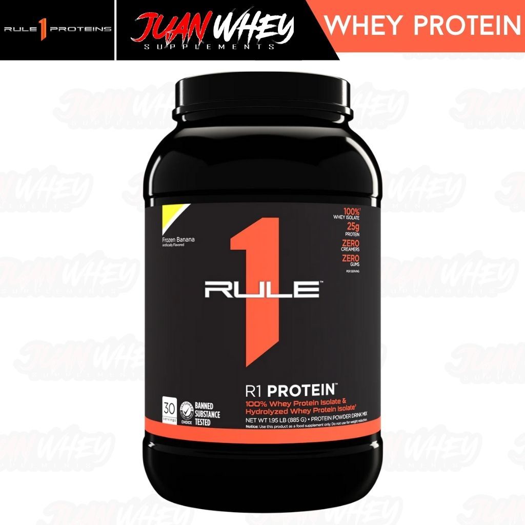 Rule 1 R1 Whey ISOLATE Protein 2LBS - Fast-Acting Pure Hydrolysate Powder Muscle Growth Supplement