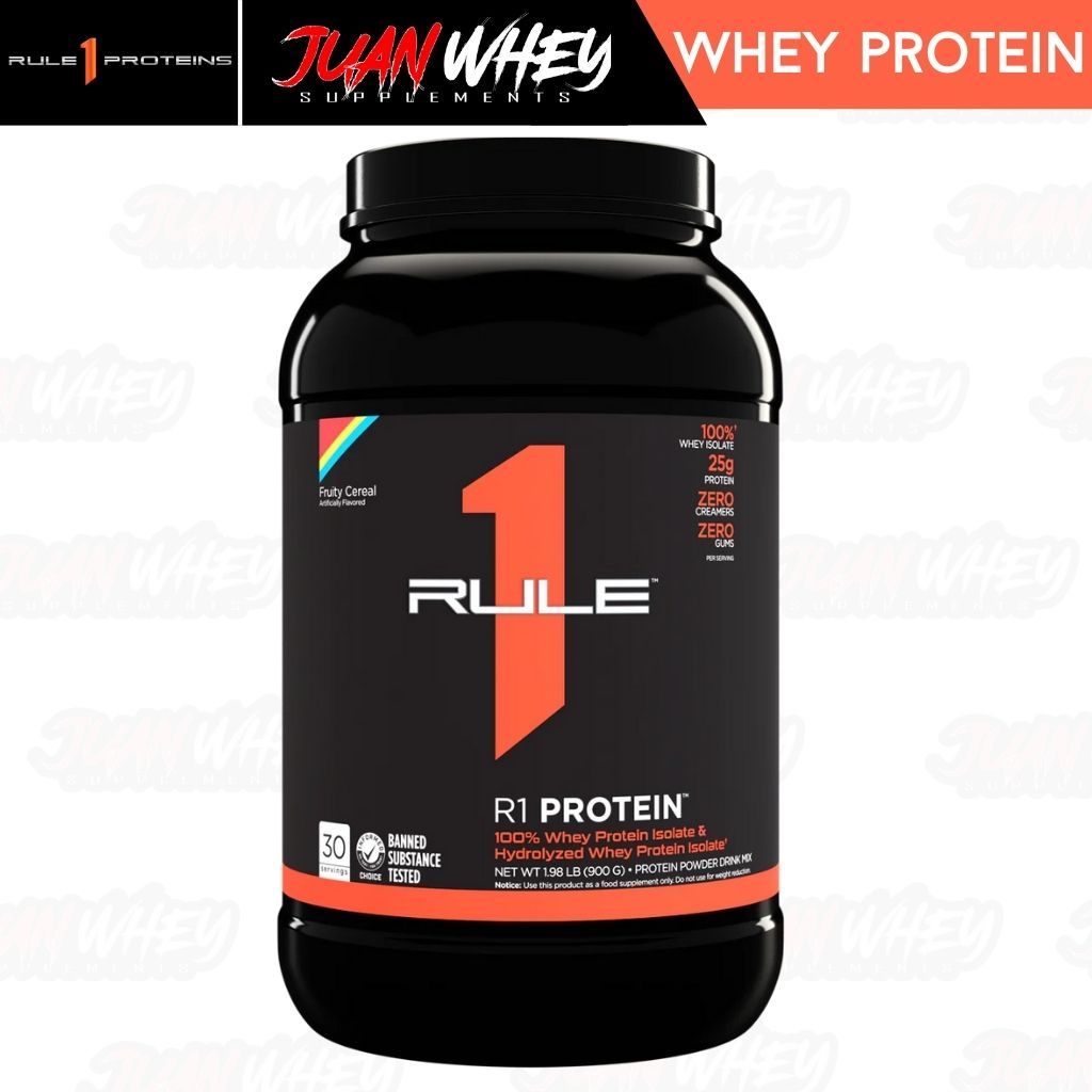 Rule 1 R1 Whey ISOLATE Protein 2LBS - Fast-Acting Pure Hydrolysate Powder Muscle Growth Supplement