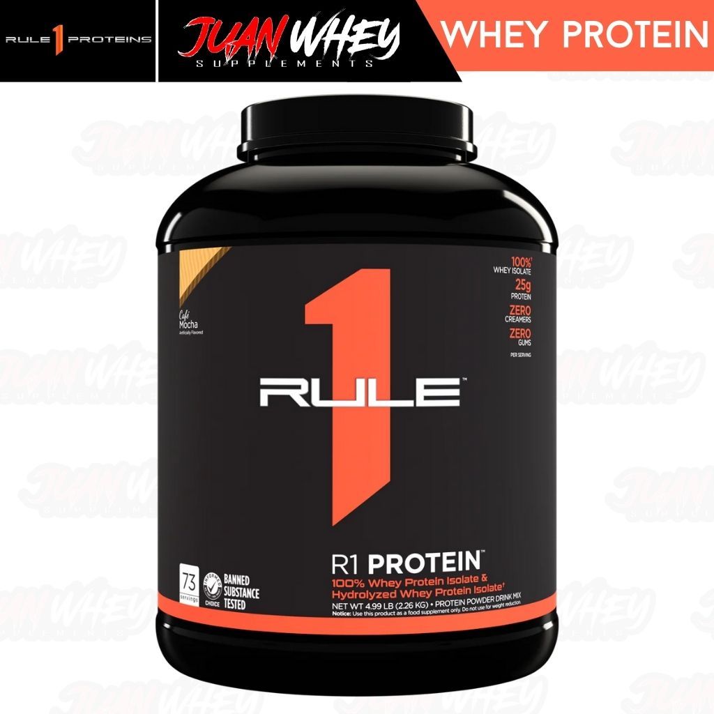 Rule 1 R1 Whey ISOLATE Protein 5LBS - Fast-Acting Pure Hydrolysate Powder Muscle Growth Supplement