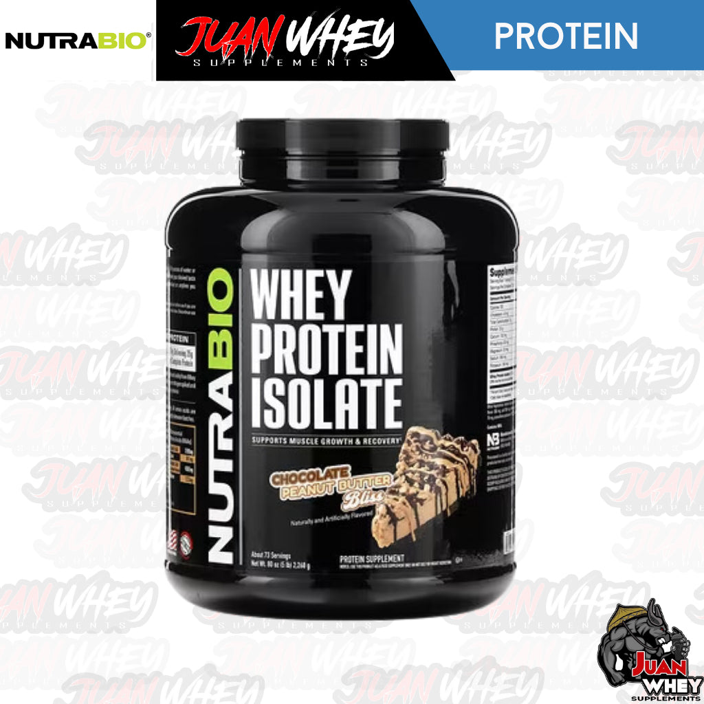Nutrabio Whey Protein Isolate 2LBS | 5LBS Sealed