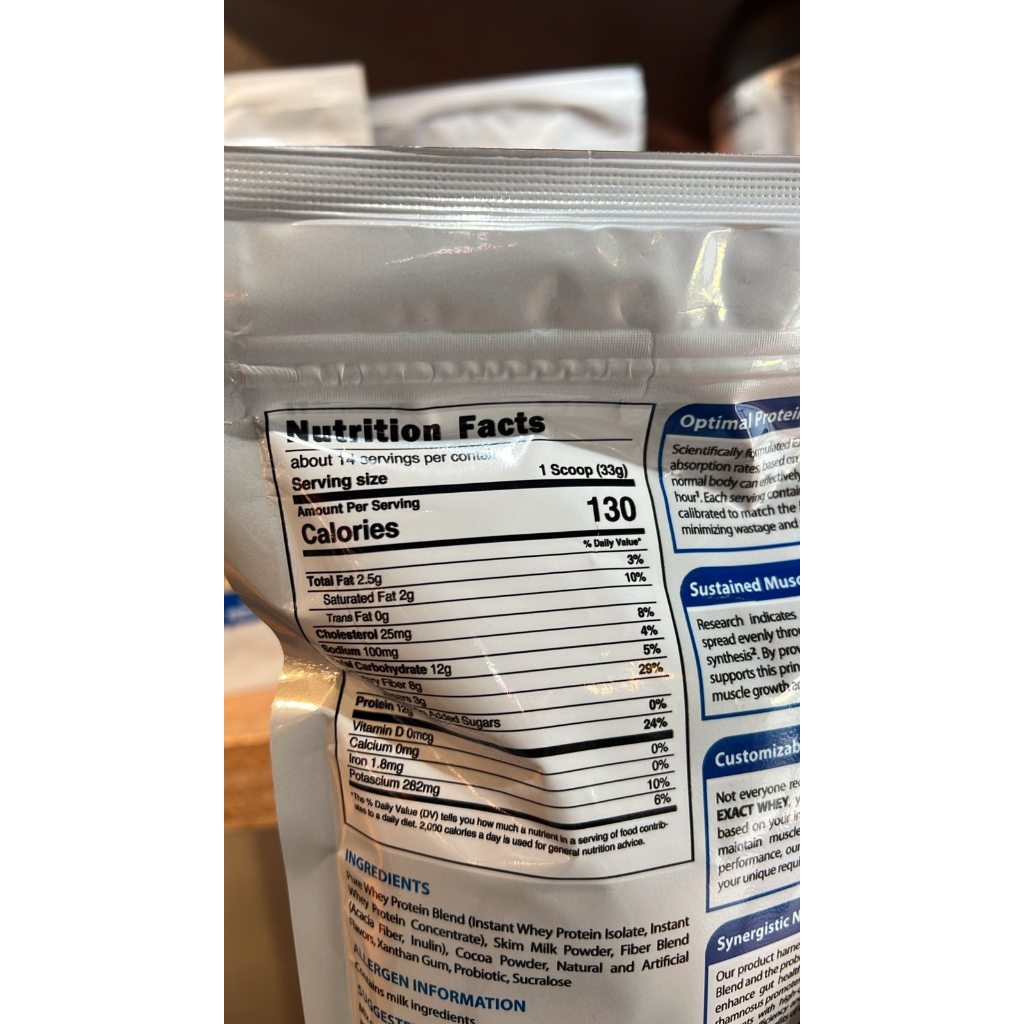 Exact Whey - Sports Science Nutrition 1LB