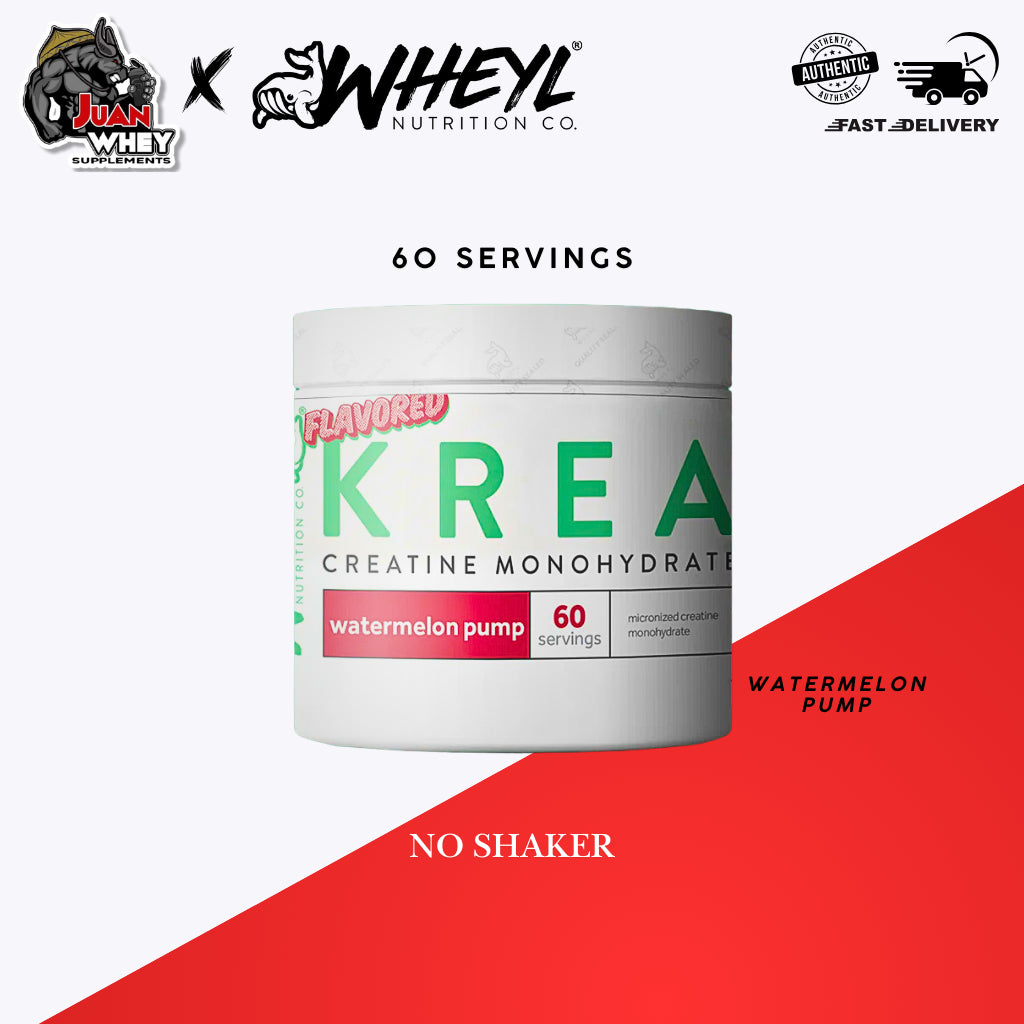 KREA CREATINE 300 Grams 60 Servings with Scooper and Stickers [by WHEYL NUTRITION]
