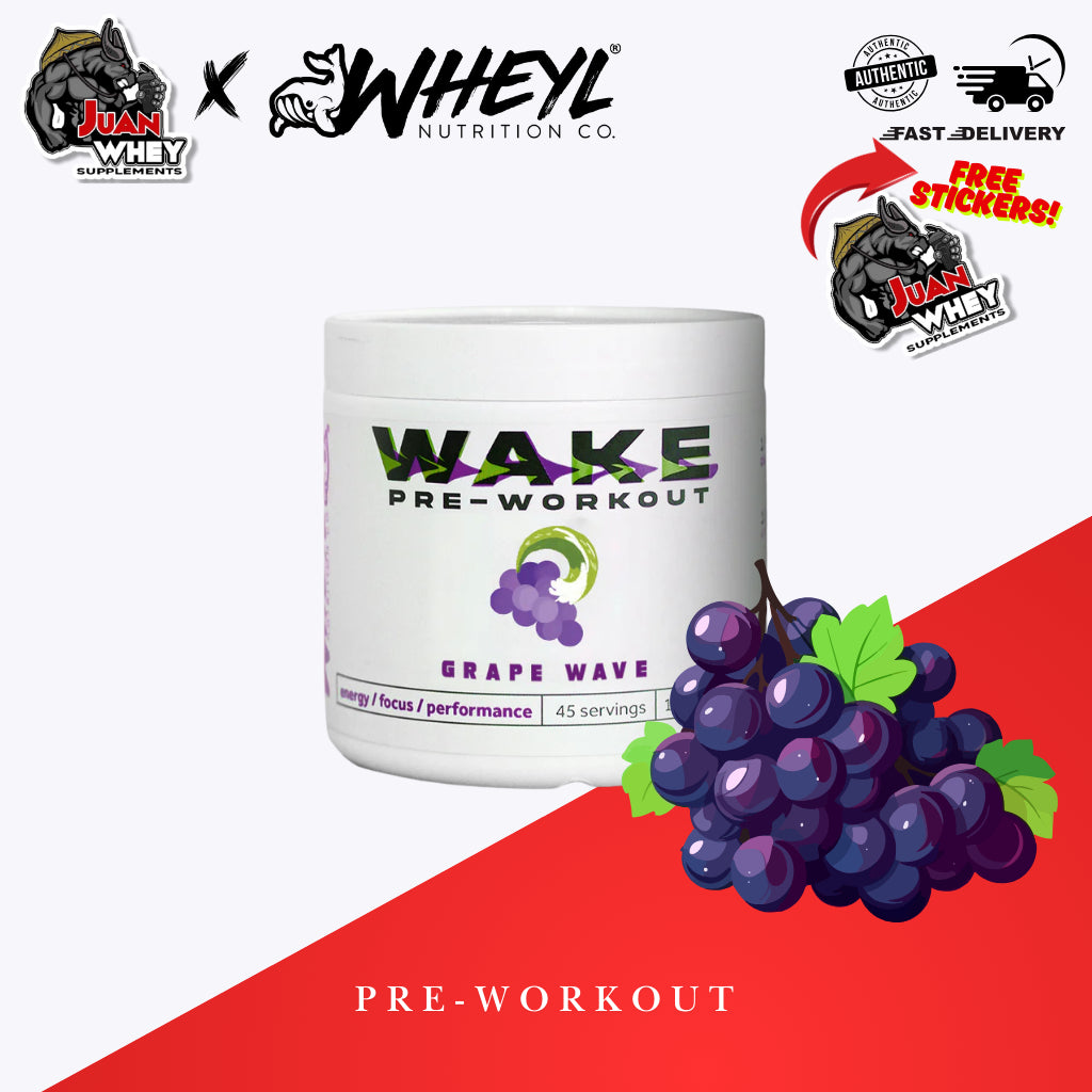 Wheyl Co Wake Pre-Workout 45 servings - caffeine beta-alanine boost focus and energy Wheyl Nutrition