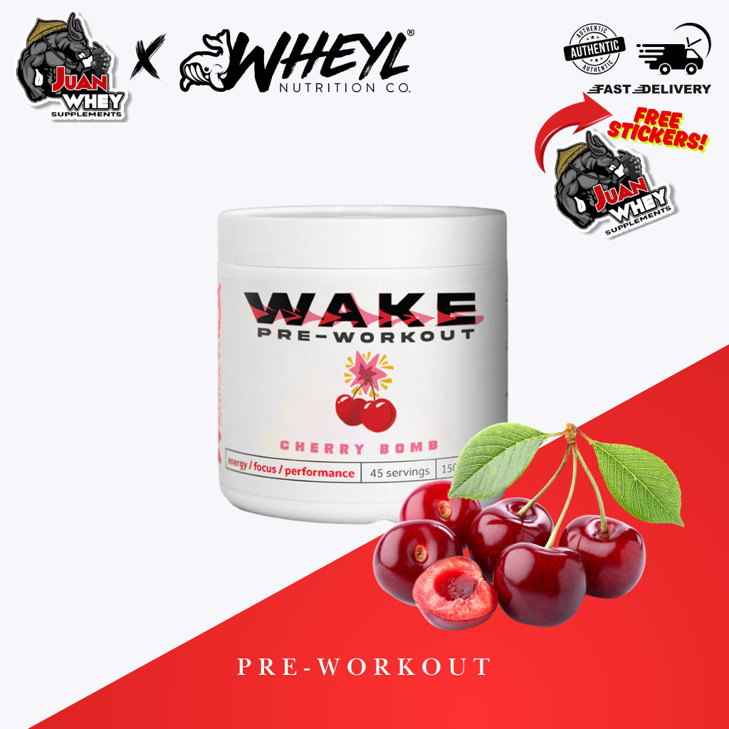 Wheyl Co Wake Pre-Workout 45 servings - caffeine beta-alanine boost focus and energy Wheyl Nutrition