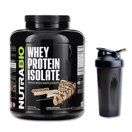 Nutrabio Whey Protein Isolate 2LBS | 5LBS Sealed