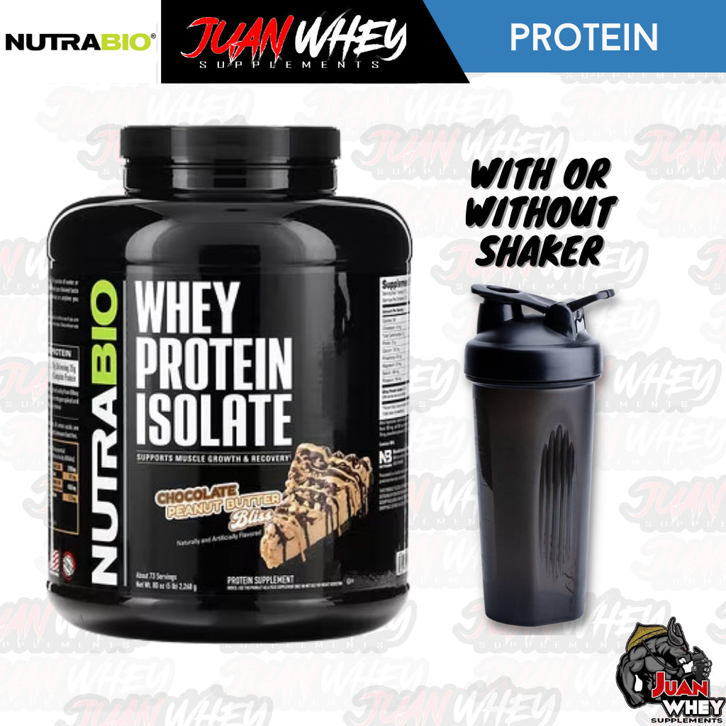 Nutrabio Whey Protein Isolate 2LBS | 5LBS Sealed