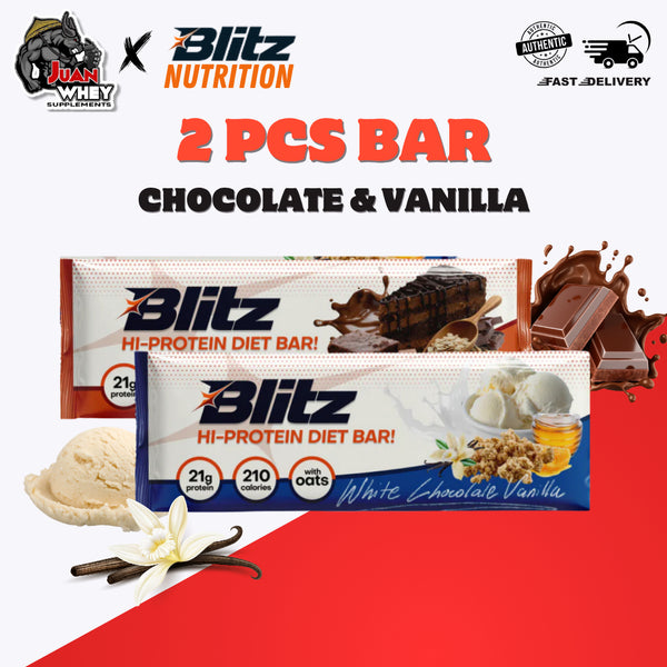 Blitz Protein Bar Variety Pack 2 Bars/4 Bars Bundle