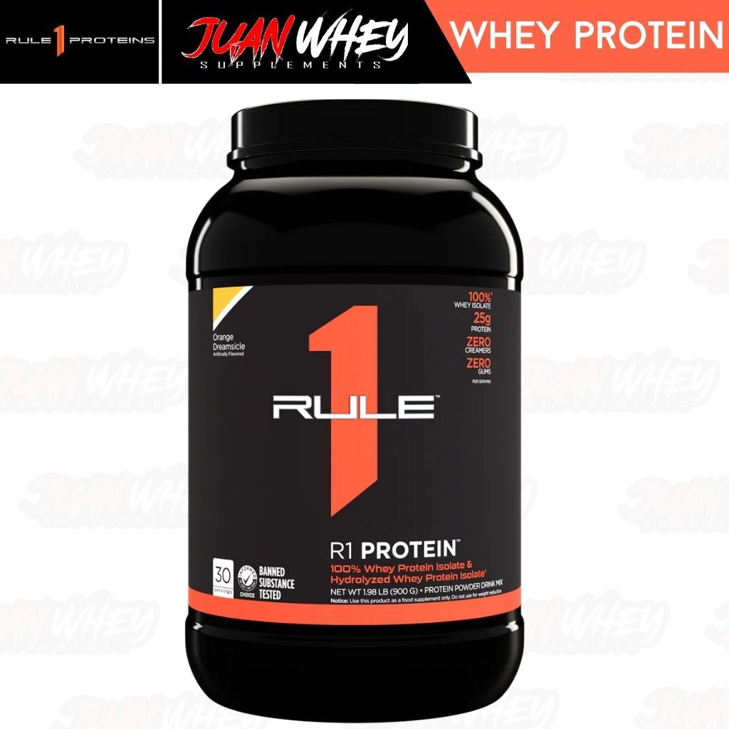 Rule 1 R1 Whey ISOLATE Protein 2LBS - Fast-Acting Pure Hydrolysate Powder Muscle Growth Supplement